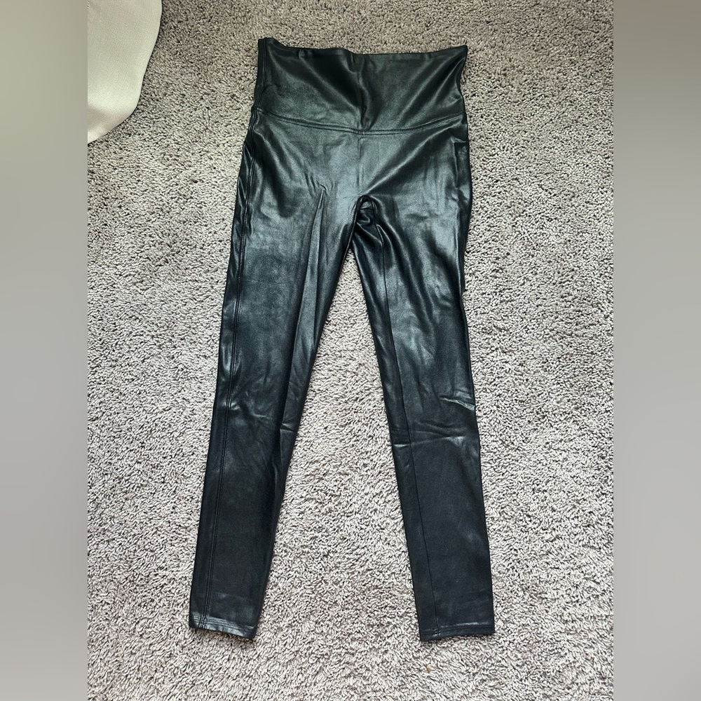 Spanx faux leather leggings
